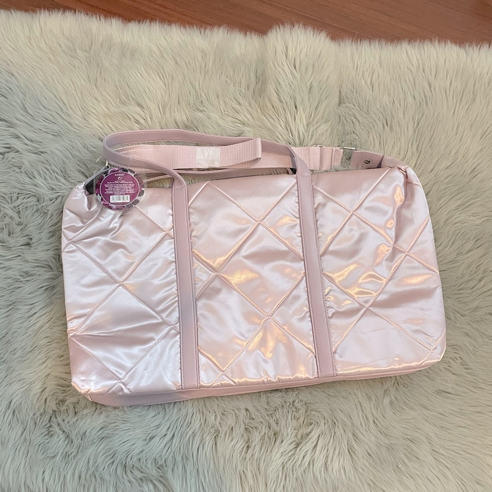 Large pink tote bag